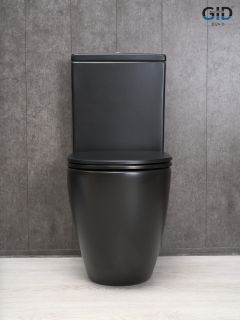 Унитаз напольный Gid Tn2188Bm 62250Y черный матовый 62.5x38.5x84